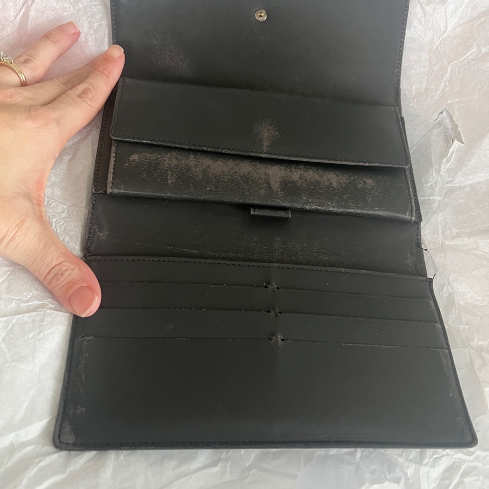 LOUIS VUITTON Porte-Tresor International Black Monogram Matte Wallet Crossbody - Picture 4 of 16